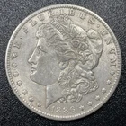 1886-O Morgan Silver Dollar $1 AU About Uncirculated Nm2