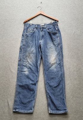 Tyndale FR Men Jeans 32X32 Blue Denim Carpenter FLF 800 Workwear 29'' Inseam READ