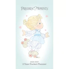 Carousel Calendars,  Precious Moments 2 Year Pocket 2026 Planner, 3.54'' X 6.5''