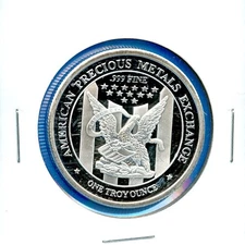 APMEX American Eagle .999 Fine Silver 1oz Round Bullion #06 Semi Proof Like Coin