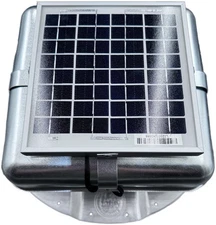 Solar RoofBlaster for 3.5" Ribbed Conex Shipping Container (Galvanized)