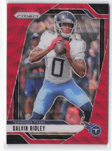 2024 Panini Prizm Calvin Ridley #280 Red Wave #/149 Tennessee Titans - Picture 1 of 2