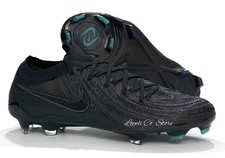 Nike Phantom GX II 2 Elite Black Soccer Cleats FJ2559-002 Mens 5 / Womens 6.5