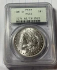 1901-O Morgan Silver dollar PCGS MS 63 Old Green Holder OGH New Orleans