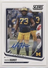 2018 Score Rookies Signatures Maurice Hurst #340 Auto 01bj