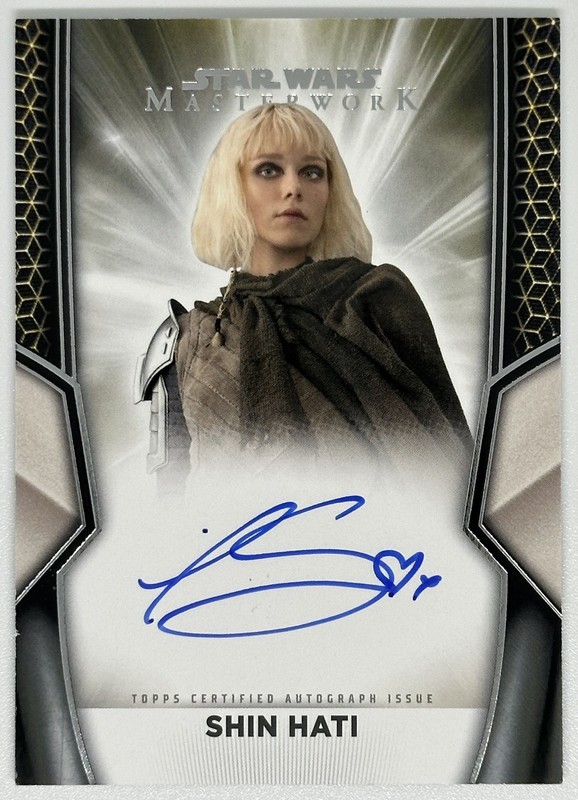 2025 Topps Star Wars Masterwork Ivanna Sakhno as Shin Hati Auto Card #A-IS