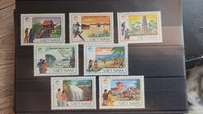 Briefmarken Vietnam 1988 Michel 1906 - 1912 Komplettsatz gestempelt