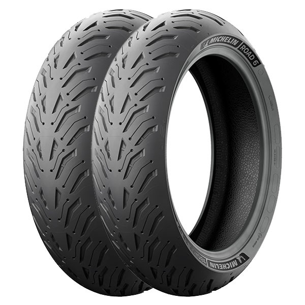 TYRE PAIR MICHELIN 120/60-17 (55W) + 150/60-17 66W ROAD 6