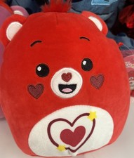 Squishmallow Original 7 Inch All My Heart Red Care Bear New 2026 Valentine