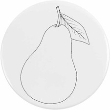 'Ripe Pear Fruit' Button Pin Badges (BB054658)