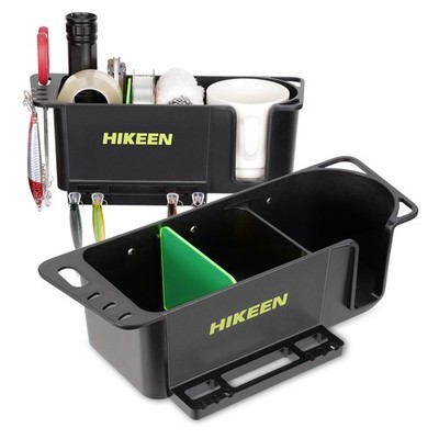 Hikeen Boat Caddy Organizer, Cup Holder, Multifunctional Black