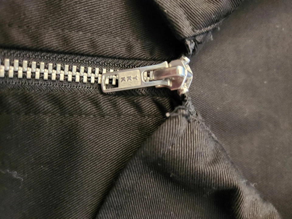 Chaqueta Lucky 13 Apparel Coaches Talla Grande Y2K Tatuaje Rockabilly Cromo Calavera Foto 4 de 4