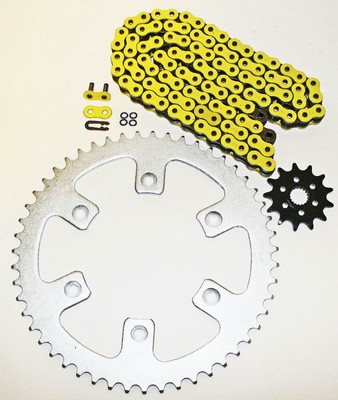 1987-2003 Honda CR125R 125 R Yellow O Ring Chain And Sprocket 13/51 114L