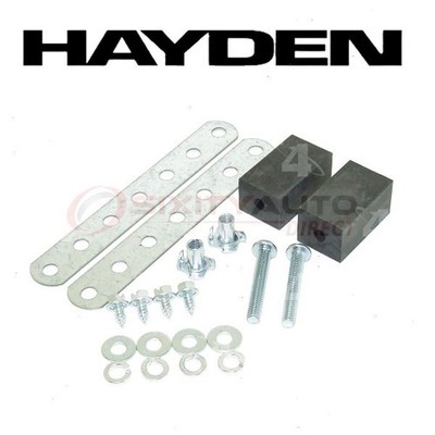 Hayden Engine Oil Cooler Mounting Kit for 1977-1998 Nissan 200SX - Belts rf