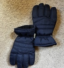 Gloves Men's Black Large Thinsulate Insulation 40 Gram L Lined Pull String