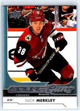 2017-18 Upper Deck Young Guns Nick Merkley Rookie Arizona Coyotes #499