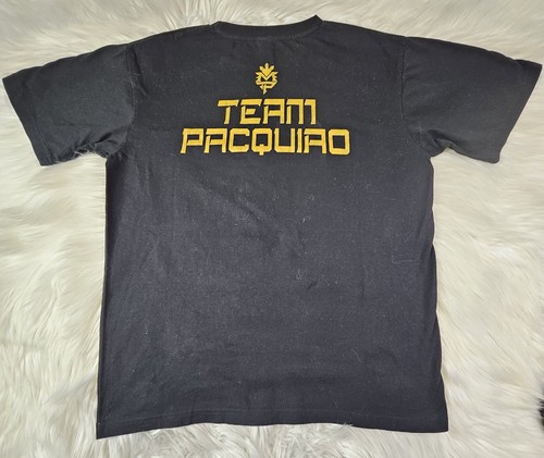 Team Manny Pacquiao Whos Next T-shirt Men’s XL Black Double Sided - Picture 5 of 9