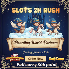 Wizarding World Partners Event - Monopoly Go Slot 2H Rush Cheap Full 80k  