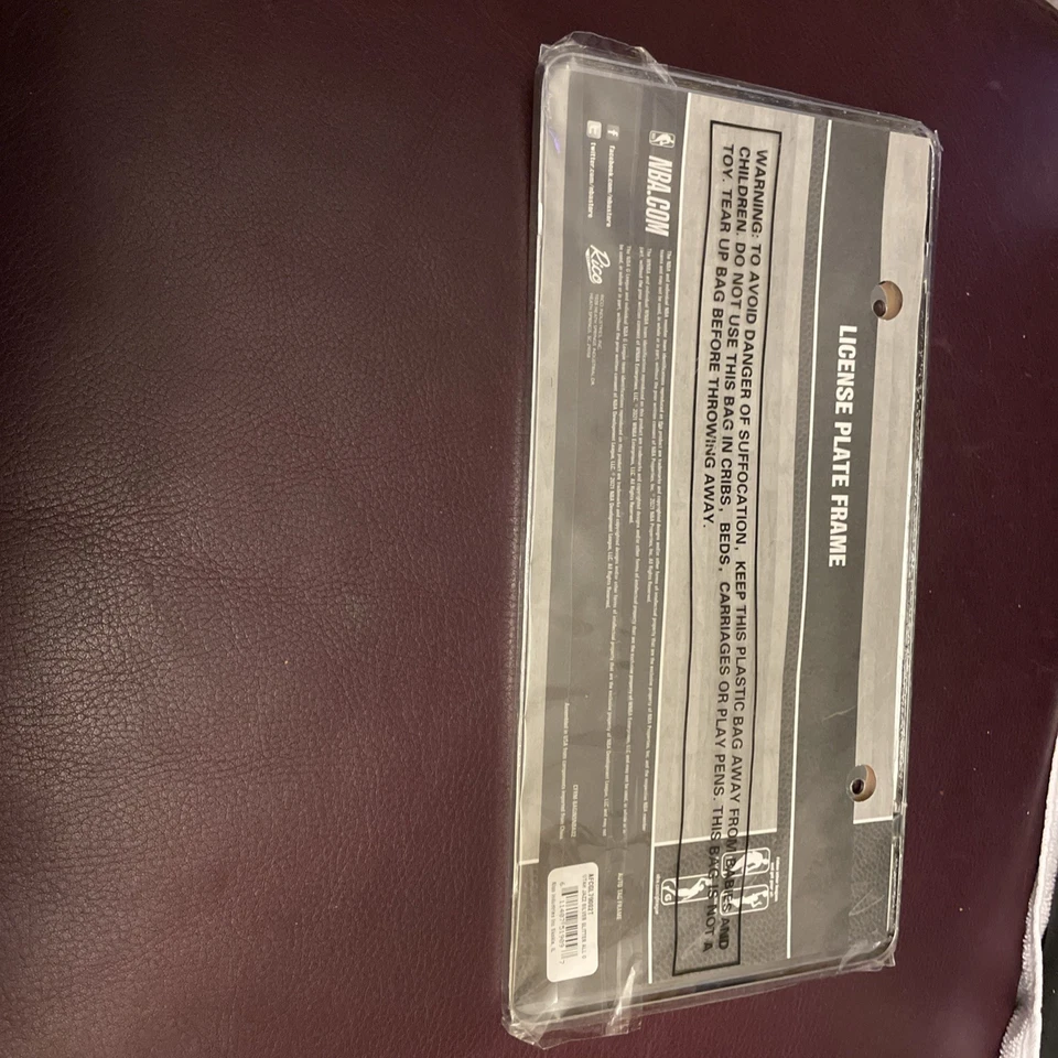 Utah Jazz Official Licensed Basketball NBA Metal Logo License Plate Frame New - Image 2 of 2