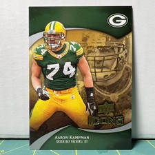 Aaron Kampman Card 2009 Upper Deck Icons Football Green Bay Packers Card