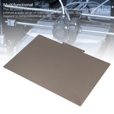 3D Printer Build Plate 254x368MM 0.5MM Thickness Dual Sided Printing Platform