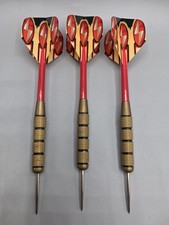 Vintage Dart Set with Red Shafts and Flights - 22g