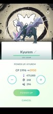 Shiny Background Kyurem Level 50 Pok mon GO