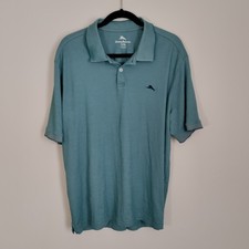 Tommy Bahama Mens Green Polo Shirt Size XL