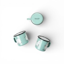 Muurla  Mumin Emaille Becher Retro Moomintroll 370 ml