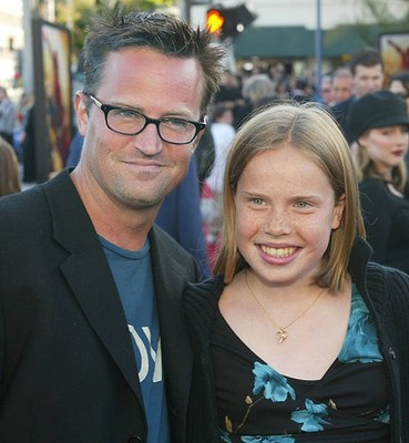 Matthew Perry his sister Madelyn Morrison premiere of Spider-Man V- Old Photo