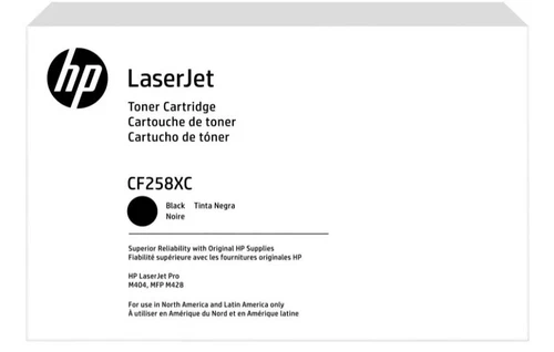 HP LaserJet CF258XC Black Toner Cartridges New