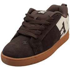 DC Shoes Court Graffik Se Mens Skate Sneakers in Brown