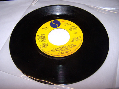 TALKING HEADS * 45 * Life During Wartime * 1979 * DJ PROMO NM ! * Stereo / Mono