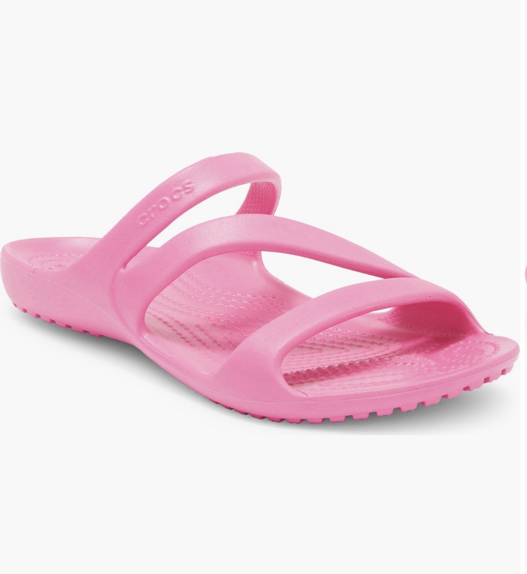 Crocs Kadee II Sandals Strappy Slide Slip-On Hot Pink Women’s Size 8 NWT