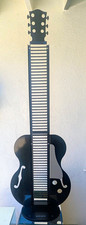 Atlantic Vintage Les Paul  Black Metal Guitar-Shaped  CD Storage Tower