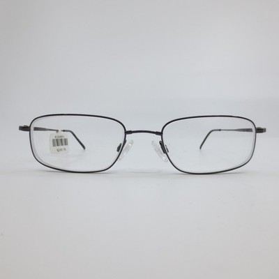 Flexon 628 Marchon Eyeglasses Gunmetal Titanium Rectangular Frame 51-18-140 NEW