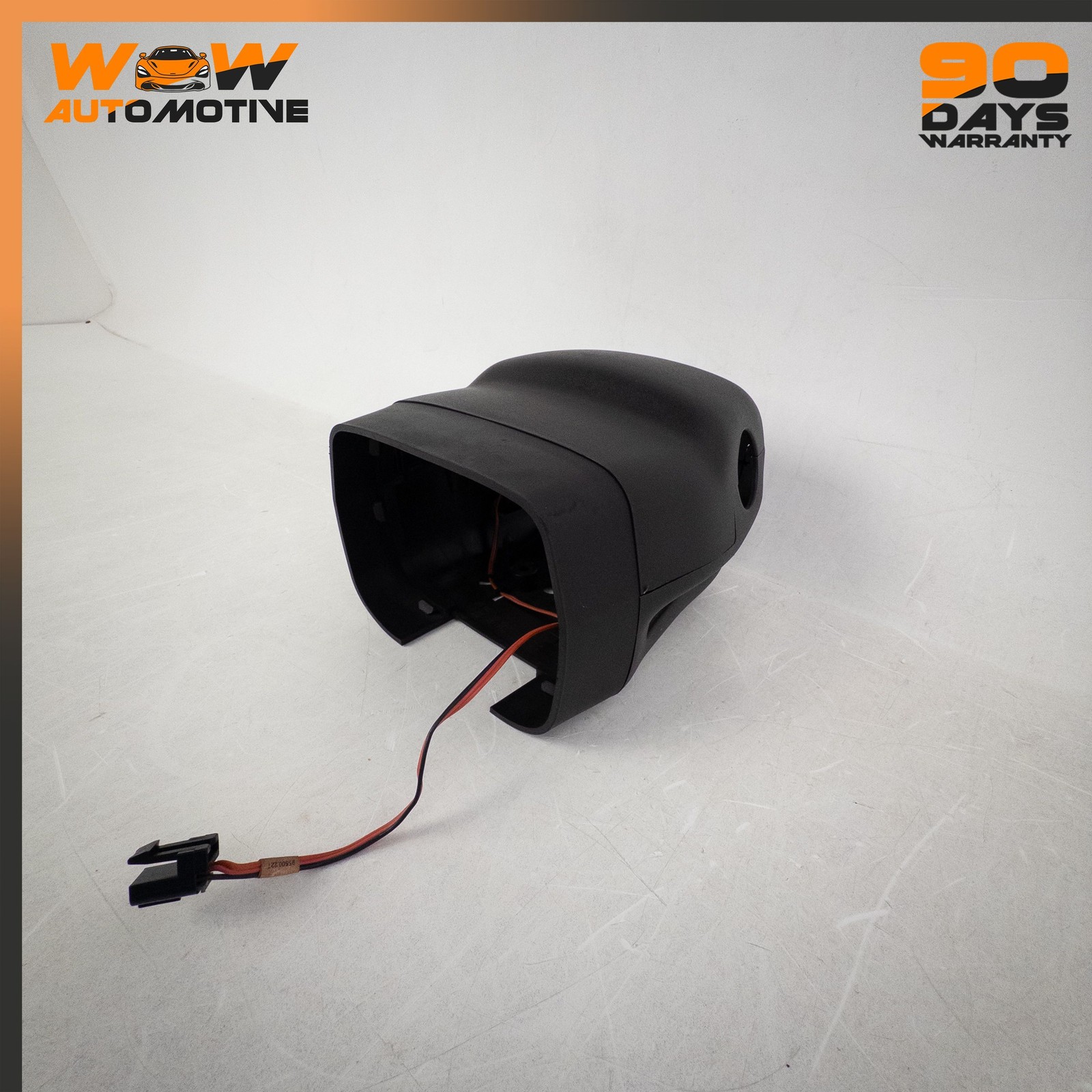 06-13 CHEVROLET CORVETTE C6 STEERING WHEEL COLUMN SHROUD COVER BLACK OEM