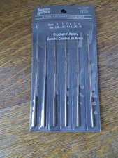 Susan Bates Steel Crochet Hook 6pc Set