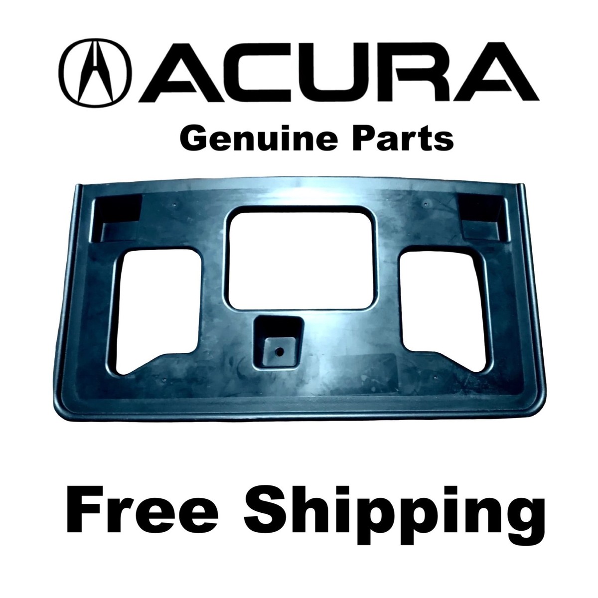 2016-2018 Acura RDX Front Bumper License Plate Bracket Mount Plate