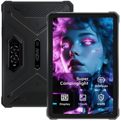 Outdoor Tablet HOTWAV R9 Pro 20GB+256GB Dual SIM 4G 20080mAh 11'' Android Tablet