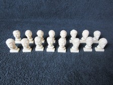 Vintage Cleveland Petrol Joe Mercer's GB Football Squad Busts 1971 SET OF 16