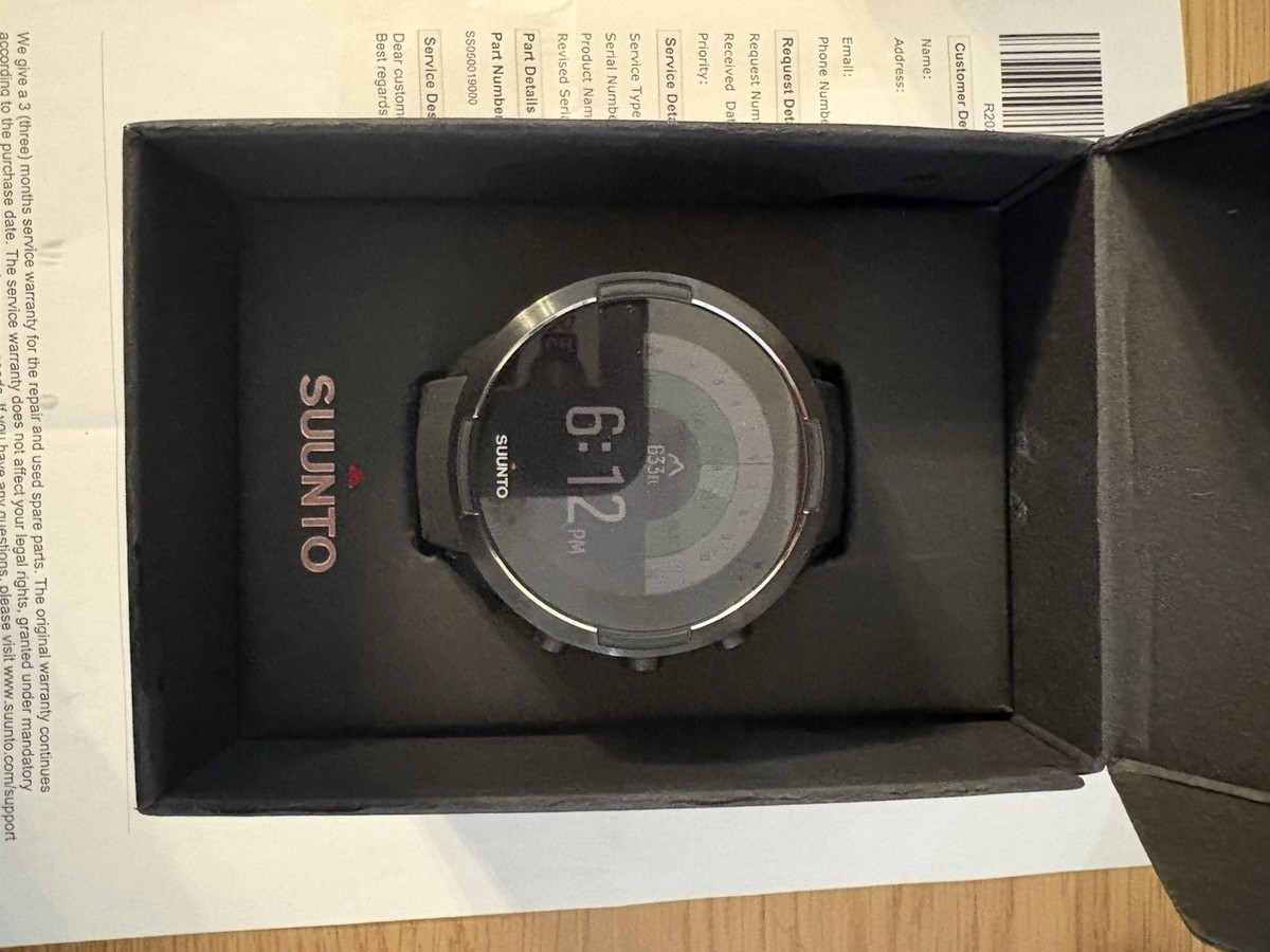 SUUNTO -   ほぼ未使用　SUUNTO 9 BARO SS050145000 チタニウム Suunto 9 Baro Titanium - バッテリーライフの長いGPSウォッチ