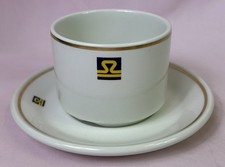 Vintage Sealink Stena Line Cup & Saucer 1970's, Steelite - England, British Rail