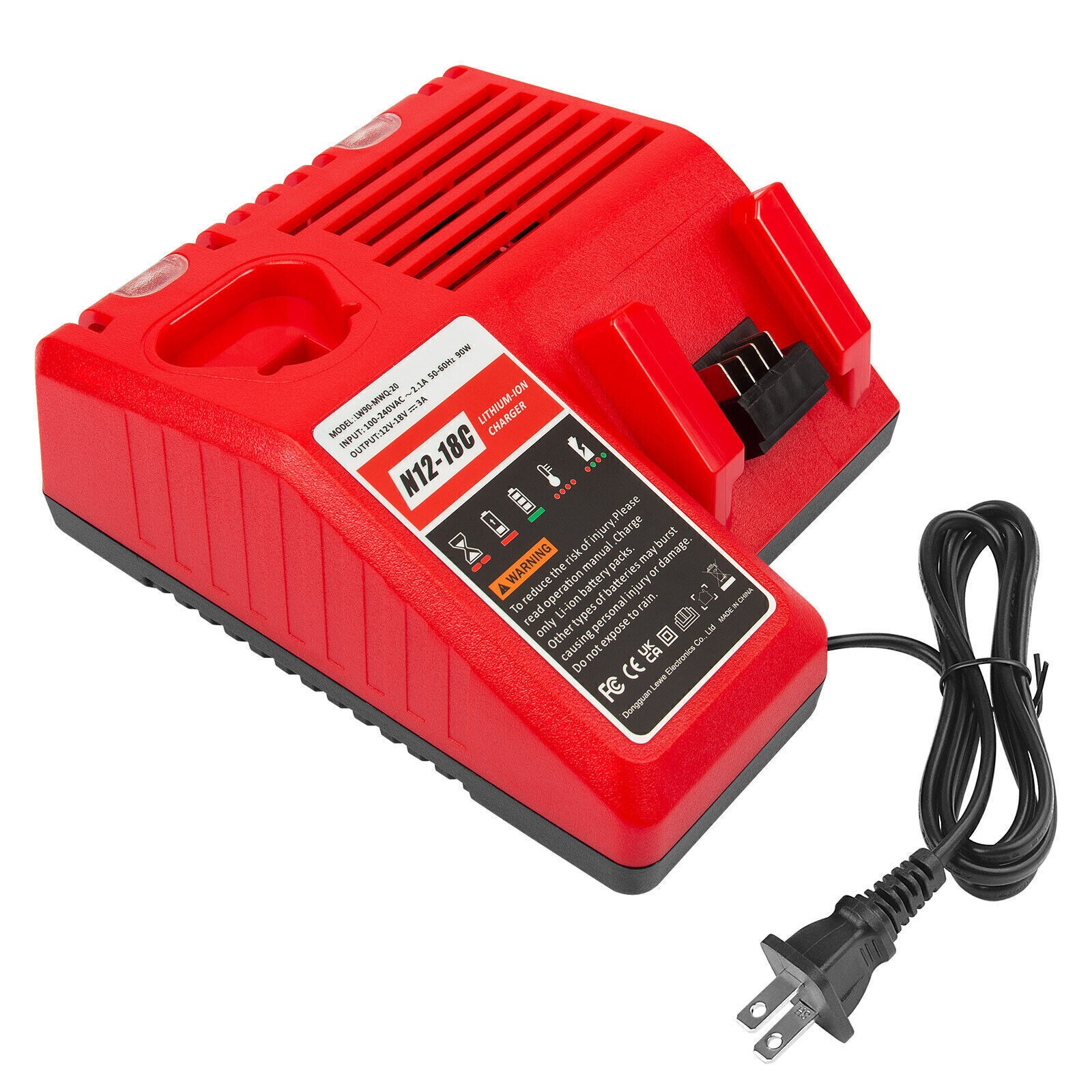 Battery Charger For Milwaukee For M18 18V 12V Dual Voltage 48-59-1812