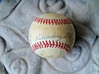 1983 New York Mets team signed baseball ball autographed Strawberry Rook Seaver