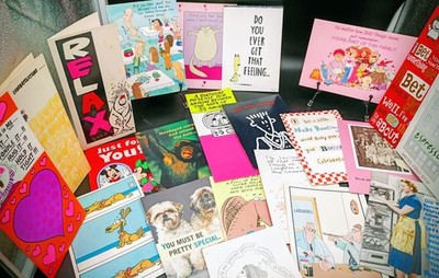 Vintage Humorous Greeting Cards Lot 50+ | Edgy Retro Ephemera
