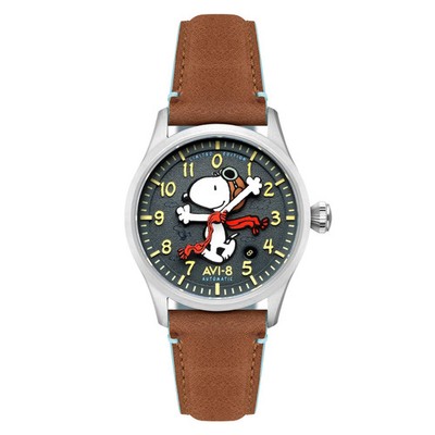 AVI-8 FLYBOY Engineer Automatic Peanuts Snoopy Flying Ace Limited Edition 41mm