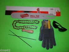 NEW 14" BAR & CHAIN GLOVES FILES FITS ECHO CHAINSAWS 3/8 52 L 14PKU50SSR 