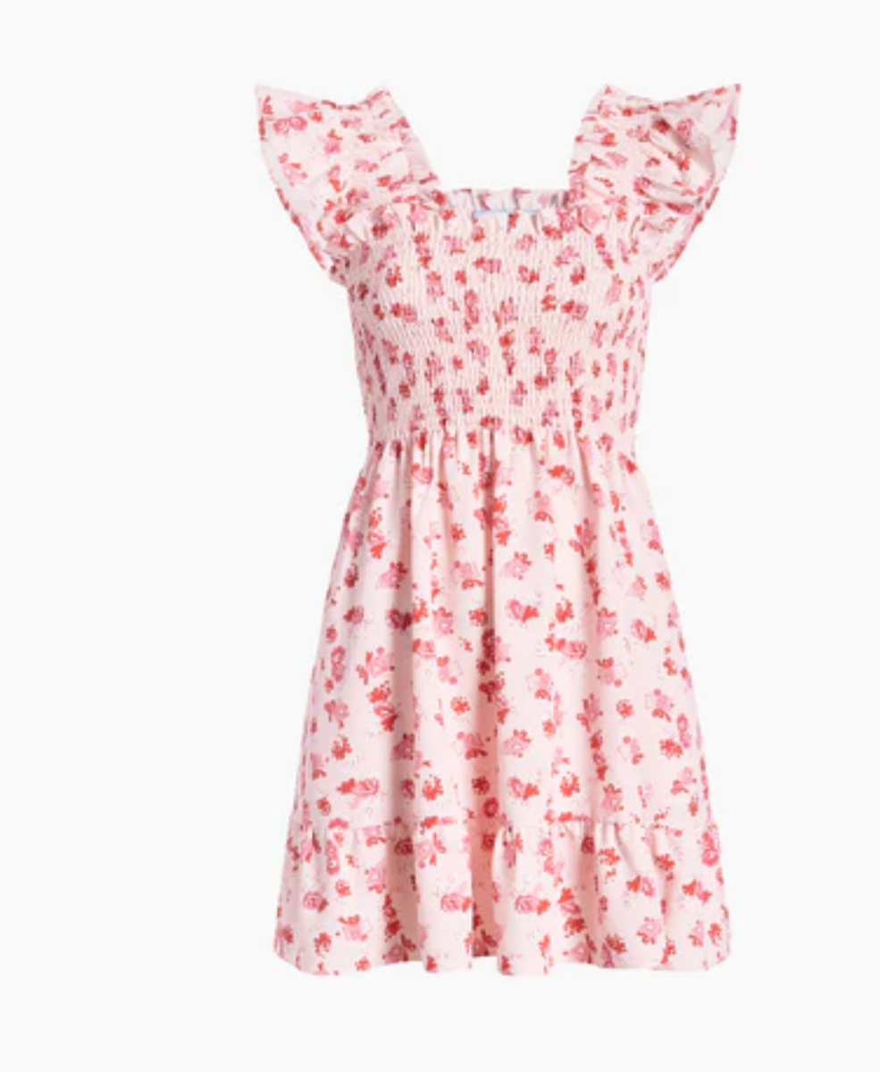 Hill House Home Ellzabeth Nap Dress Crepe Love Letters Capsule NWT
