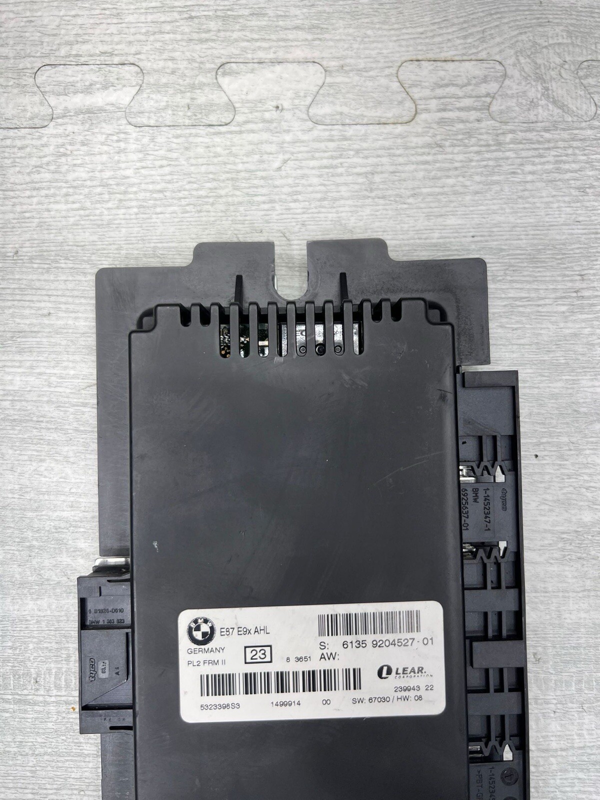 2009 BMW 335i Coupe E92 OEM FRM AHL Footwell Control Module 